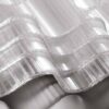 Heldere 3-wandige polycarbonaat golfplaat Macrolux Ondatec, close-up van het golfprofiel